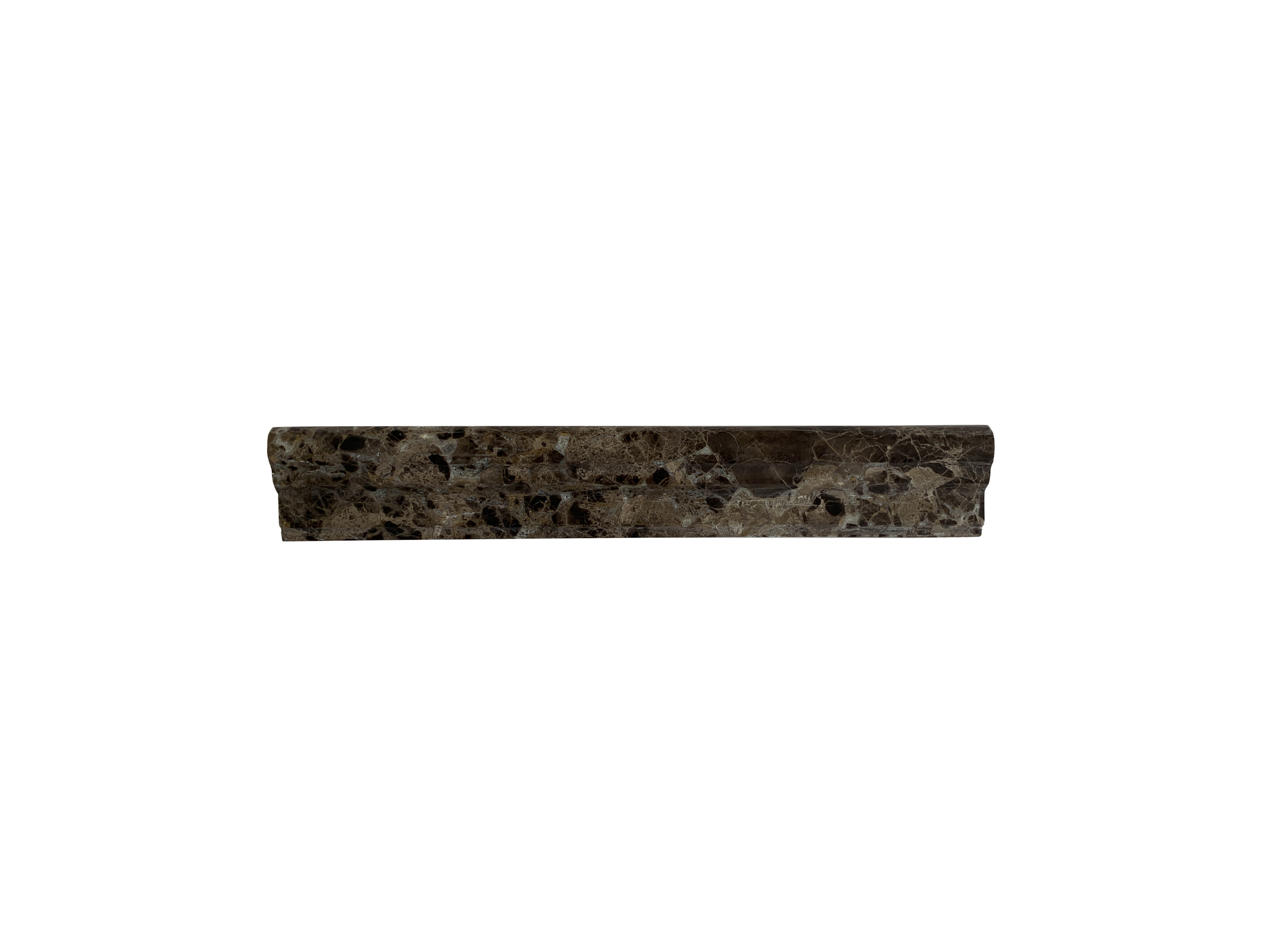 DARK EMPERADOR MARBLE LINER POLISHED CROWN MOLDING 